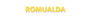 Der Vorname Romualda