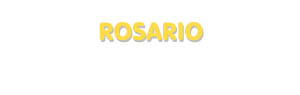 Der Vorname Rosario