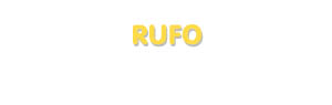 Der Vorname Rufo