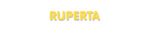 Der Vorname Ruperta