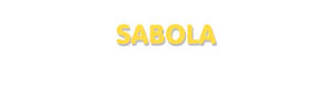 Der Vorname Sabola
