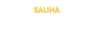 Der Vorname Saliha