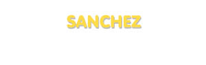 Der Vorname Sanchez