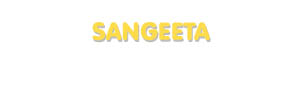 Der Vorname Sangeeta