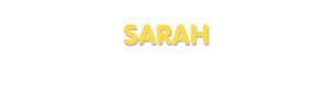 Der Vorname Sarah