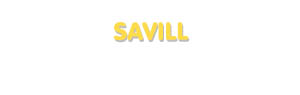 Der Vorname Savill