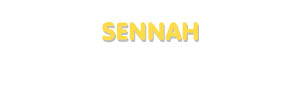 Der Vorname Sennah