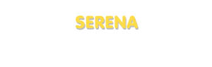 Der Vorname Serena