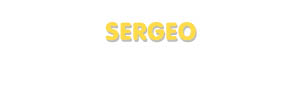 Der Vorname Sergeo