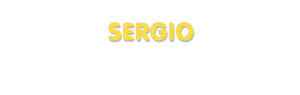 Der Vorname Sergio