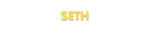 Der Vorname Seth