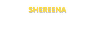 Der Vorname Shereena