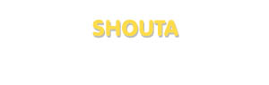 Der Vorname Shouta