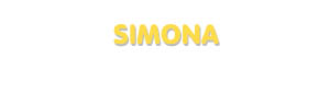 Der Vorname Simona