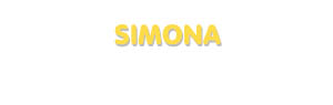 Der Vorname Simona