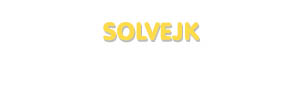 Der Vorname Solvejk