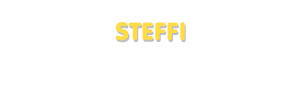 Der Vorname Steffi
