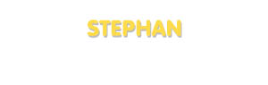 Der Vorname Stephan