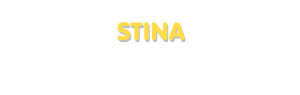 Der Vorname Stina