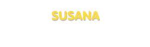 Der Vorname Susana