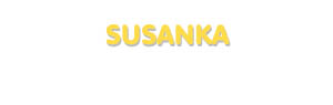 Der Vorname Susanka