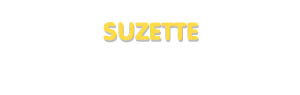 Der Vorname Suzette