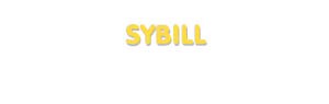 Der Vorname Sybill