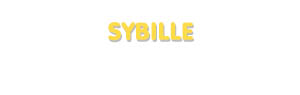 Der Vorname Sybille