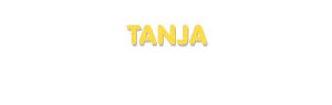 Der Vorname Tanja