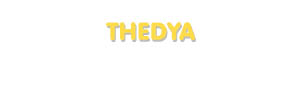 Der Vorname Thedya