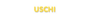 Der Vorname Uschi