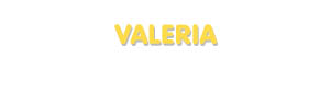 Der Vorname Valeria