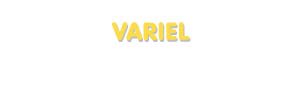 Der Vorname Variel