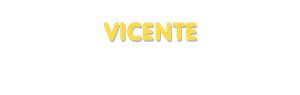 Der Vorname Vicente
