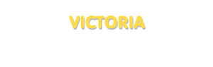 Der Vorname Victoria