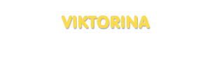 Der Vorname Viktorina