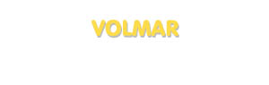 Der Vorname Volmar
