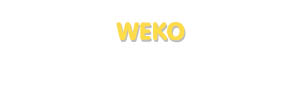 Der Vorname Weko