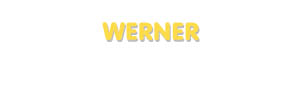 Der Vorname Werner