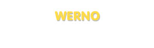Der Vorname Werno