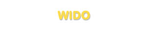 Der Vorname Wido