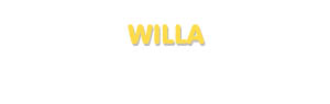Der Vorname Willa