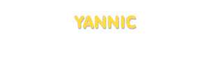 Der Vorname Yannic