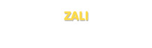 Der Vorname Zali