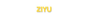Der Vorname Ziyu