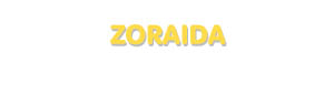 Der Vorname Zoraida