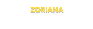 Der Vorname Zoriana