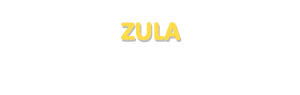 Der Vorname Zula