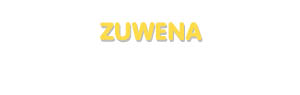 Der Vorname Zuwena