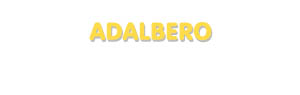 Der Vorname Adalbero